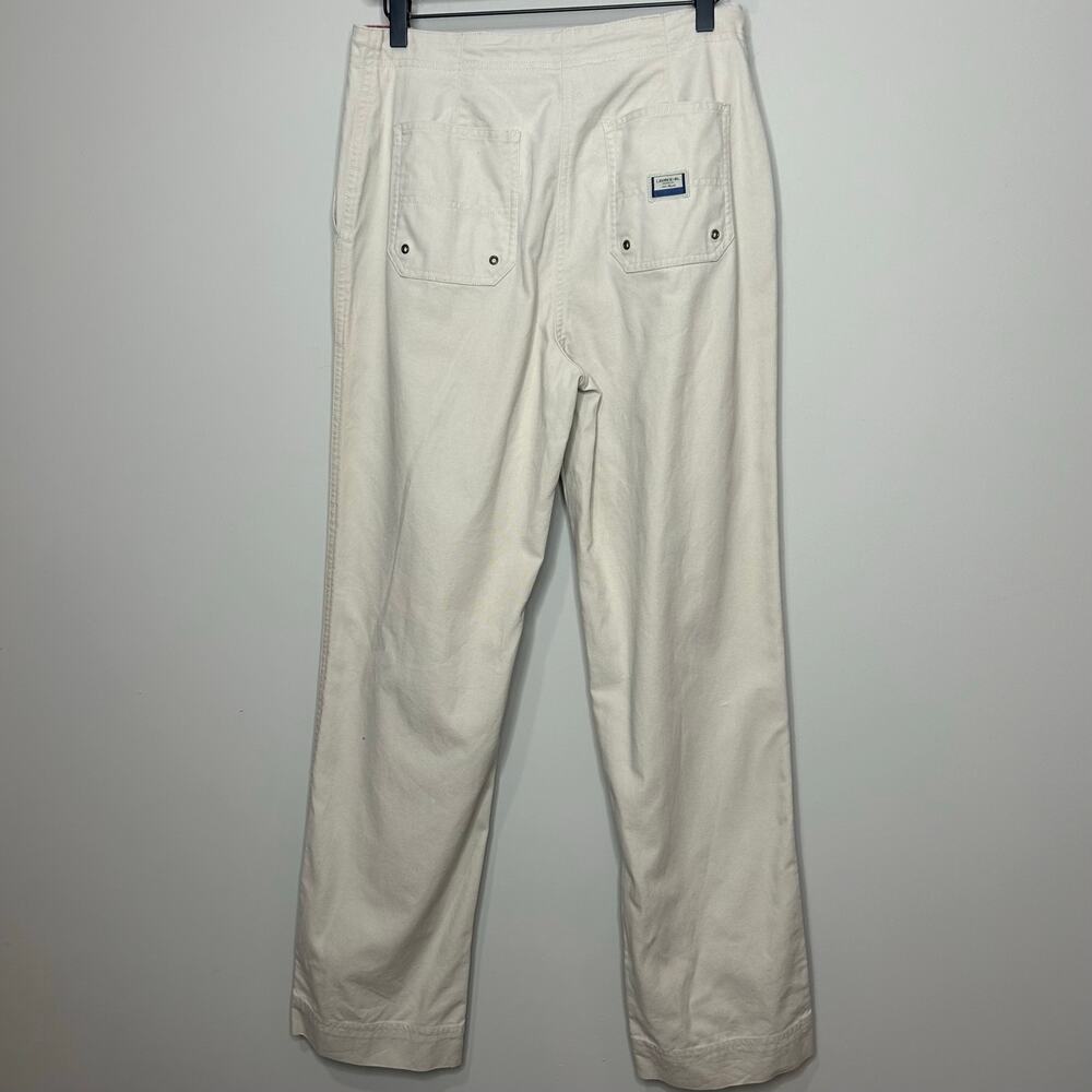 Lauren Ralph Lauren Lake Powell Cotton Pants Size 6 Straight Leg Preppy - Picture 6 of 9